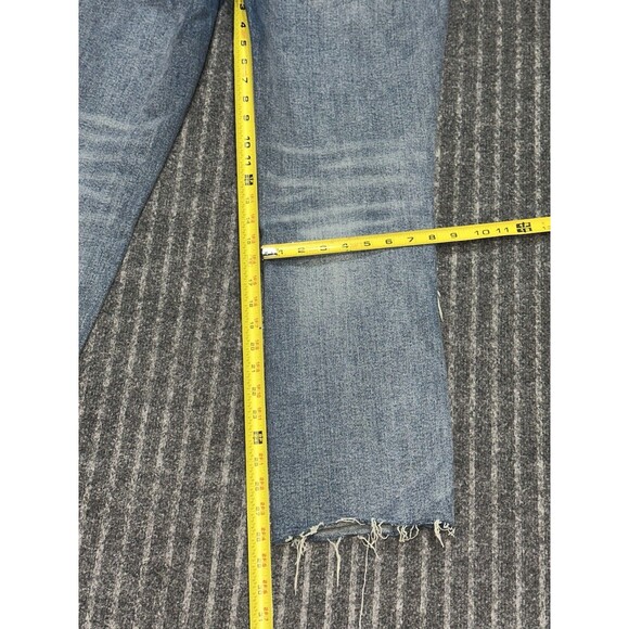 JUDY BLUE Distressed Straight Fit Women's Jeans Size 11/30 Light Med Wash - Picture 6 of 7